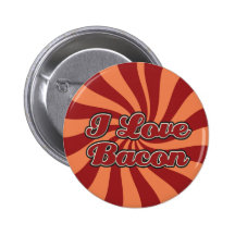 J'aime le bouton de lard pin's