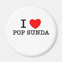 J'aime le bruit Sunda Magnets