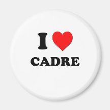 J'aime le cadre magnets pour réfrigérateur