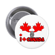J'aime le Canada Badges