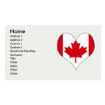 J'aime le Canada Modèles De Cartes De Visite