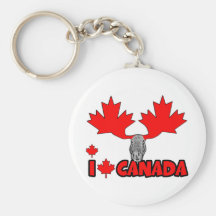 J'aime le Canada Porte-clé