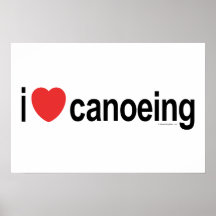 J'aime le canoë-kayak posters