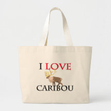 J'aime le caribou sacs