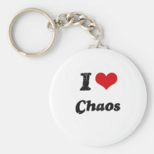 J'aime le chaos porte-clés