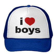 J'aime le chapeau de garçons casquette de camionneur