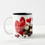 J'aime le chocolat tasses