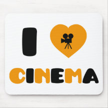 J'aime le cinéma tapis de souris