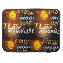 J'aime le clair de lune poche pour macbook