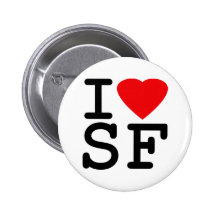 J'aime le coeur San Francisco Pin's
