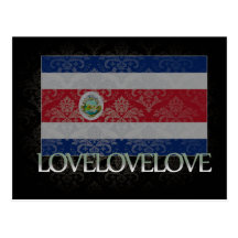 J'aime le cool du Costa Rica Carte Postale