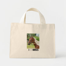 J'aime le De nouveau-School de chevaux Sac En Toile