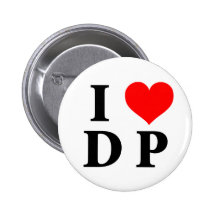 J'aime le DP Badge Avec Épingle