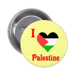 J'aime le drapeau de la Palestine Badges