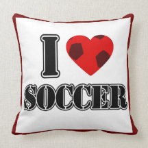 J'aime le football - oreiller