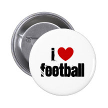 J'aime le football pin's avec agrafe