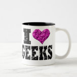 J'aime le geeks tasse