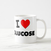 J'aime le glucose tasse à café