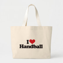 J'aime le handball sacs de toile