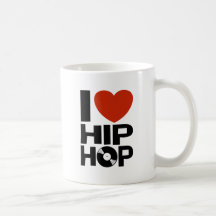 J'aime le hip hop tasse à café