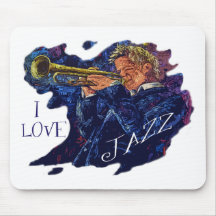 J'AIME LE JAZZ TAPIS DE SOURIS