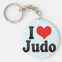 J'aime le judo porte-clef