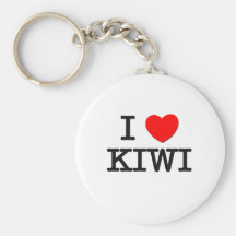 J'aime le KIWI (la nourriture) Porte-clés