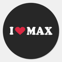 J'AIME LE MAX AUTOCOLLANTS
