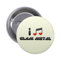 J'aime le métal fascinant pin's avec agrafe