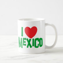 J'aime le Mexique Tasse À Café
