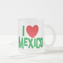 J'aime le Mexique Tasses À Café
