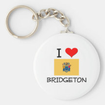 J'aime le New Jersey de Bridgeton Porte-clefs