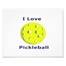 J'aime le pickleball W ball.png jaune Photos Sur Toile
