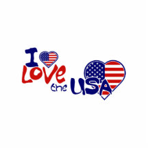 J'aime le Pin américain de coeur des Etats-Unis Découpages En Acrylique