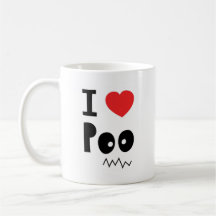 J'aime le poo tasses à café