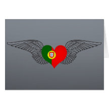 J'aime le Portugal - ailes Cartes De Vœux