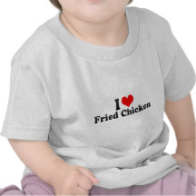 J'aime le poulet frit t-shirt