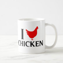 J'aime le poulet tasses