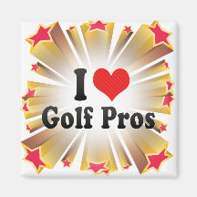 J'aime le pour de golf aimants pour réfrigérateur