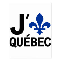 J'aime le Québec Carte Postale