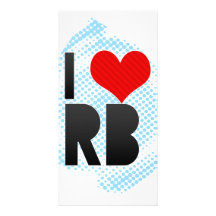 J'aime le RB Photocartes Personnalisées