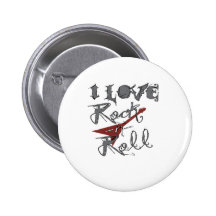 J'aime le rock pin's