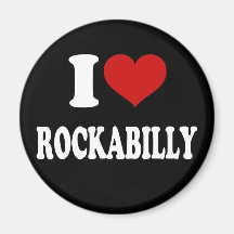 J'aime le rockabilly aimants