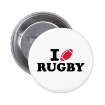 J'aime le rugby pin's avec agrafe