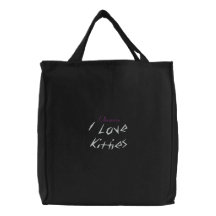 J'aime le sac brodé par minous