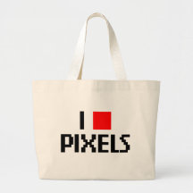J'aime le sac de pixels