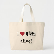 J'aime le sac vivant de vaches à Alberta
