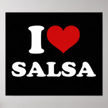 J'aime le Salsa Affiches