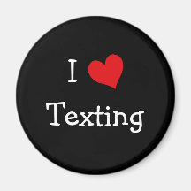 J'aime le service de mini-messages aimant