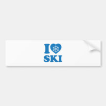 J'aime le ski adhésifs pour voiture